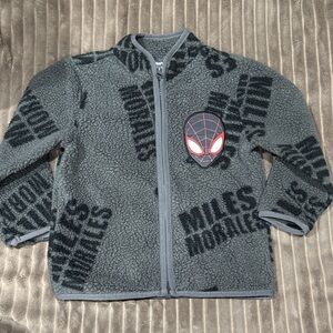 Spiderman Black Fleece Jacket